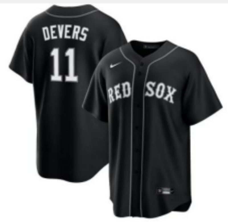 Men Boston Red Sox #11 Devers black 2025 Nike MLB Jersey 0010->boston red sox->MLB Jersey
